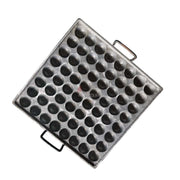 cast iron big size paniyaram pan, 64 pits