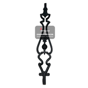 Decorative black metal device with 'Aarogyam Energy Devices' logo on a white background