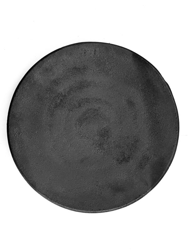Aarogyam Pre-seasoned Cast Iron Edge Free Roti Tawa, 12", Naturally Nonstick - Image 2