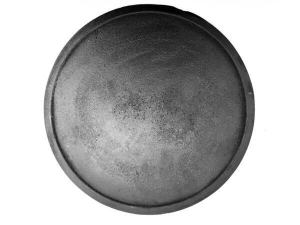 Aarogyam Pre-seasoned Cast Iron Edge Free Roti Tawa, 12", Naturally Nonstick